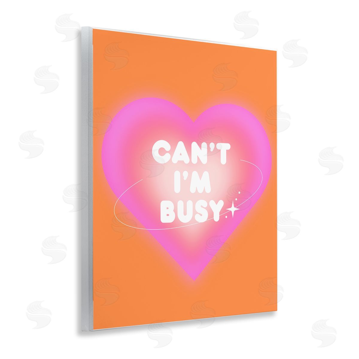 Can't I'm Busy Phrase Wood Plaque Wall Art, Home Decor by House of Lulu