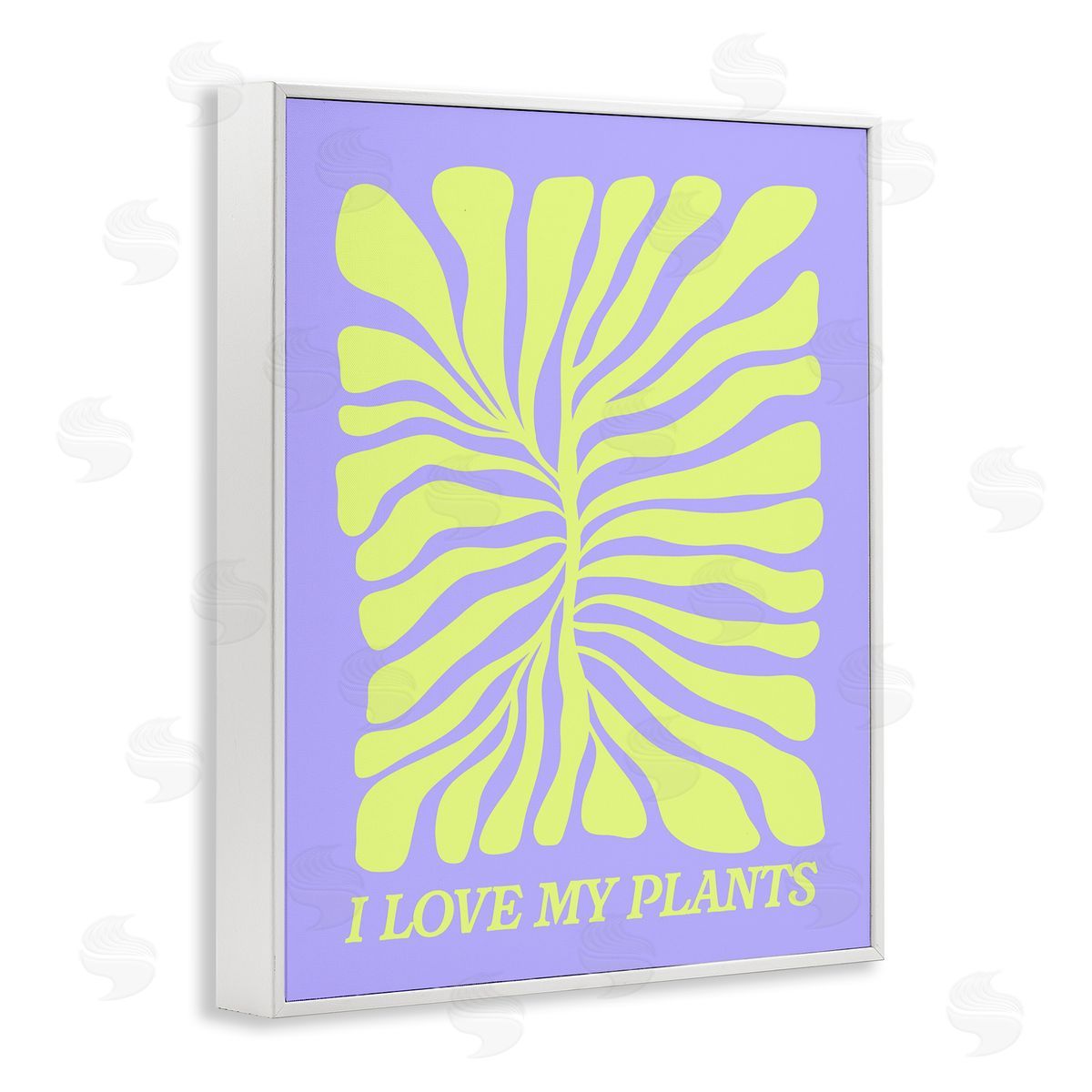 Midcentury Love My Plants White Frame Print Wall Art, Home Decor by House of Lulu