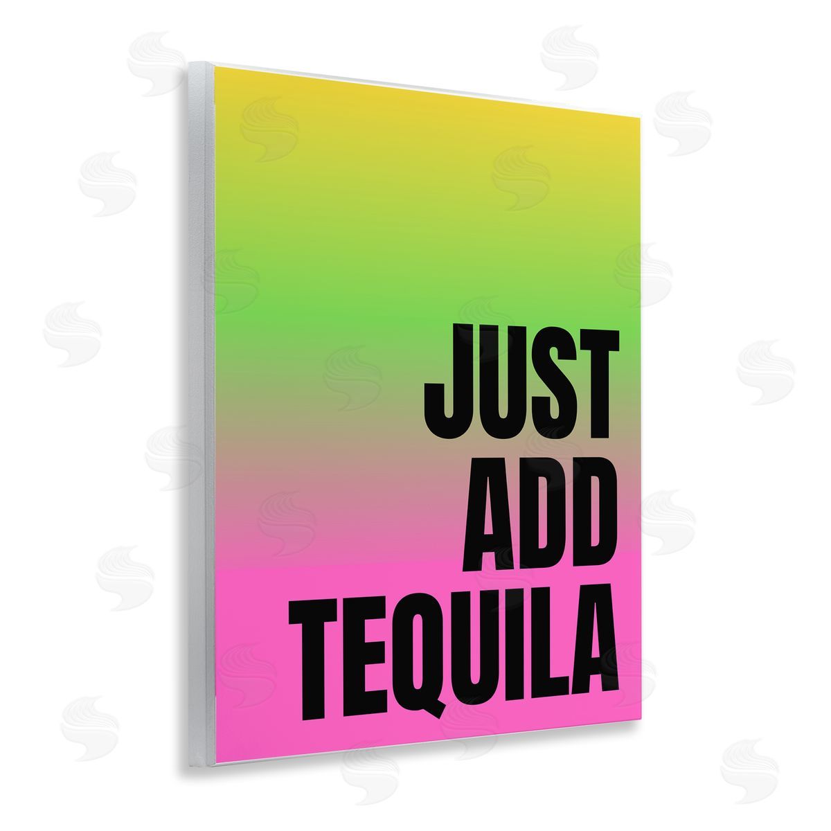 Just Add Tequila Gradient Wood Plaque Wall Art, Home Decor by House of Lulu