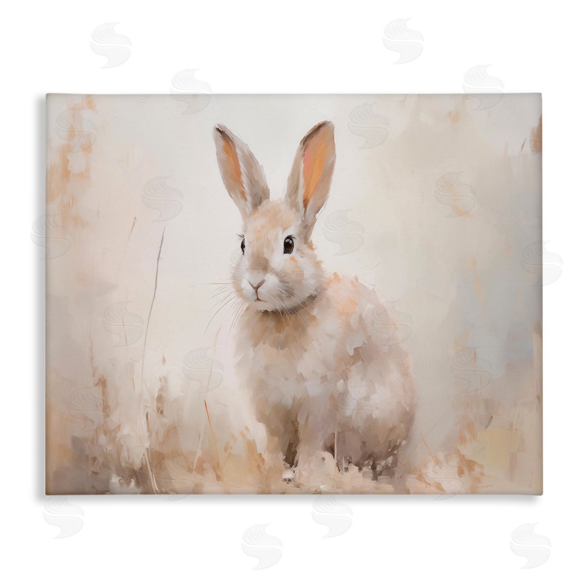 Brushed Brown Bunny Canvas Wall Art, Home Decor by Arlington Prints
