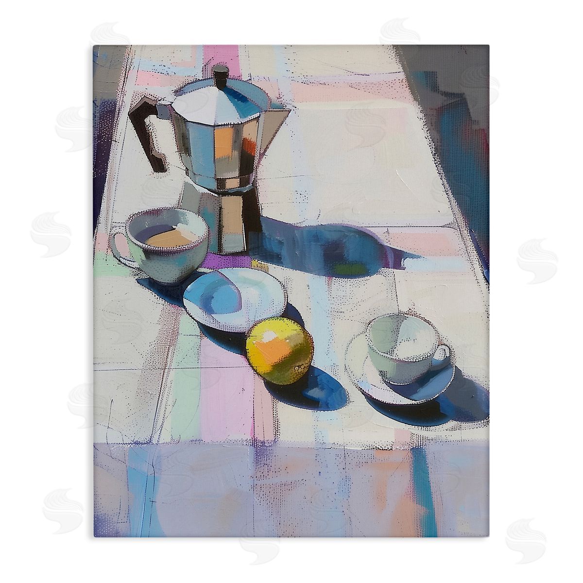 Morning Espresso Still Life Canvas Wall Art, Home Decor by Arlington Prints