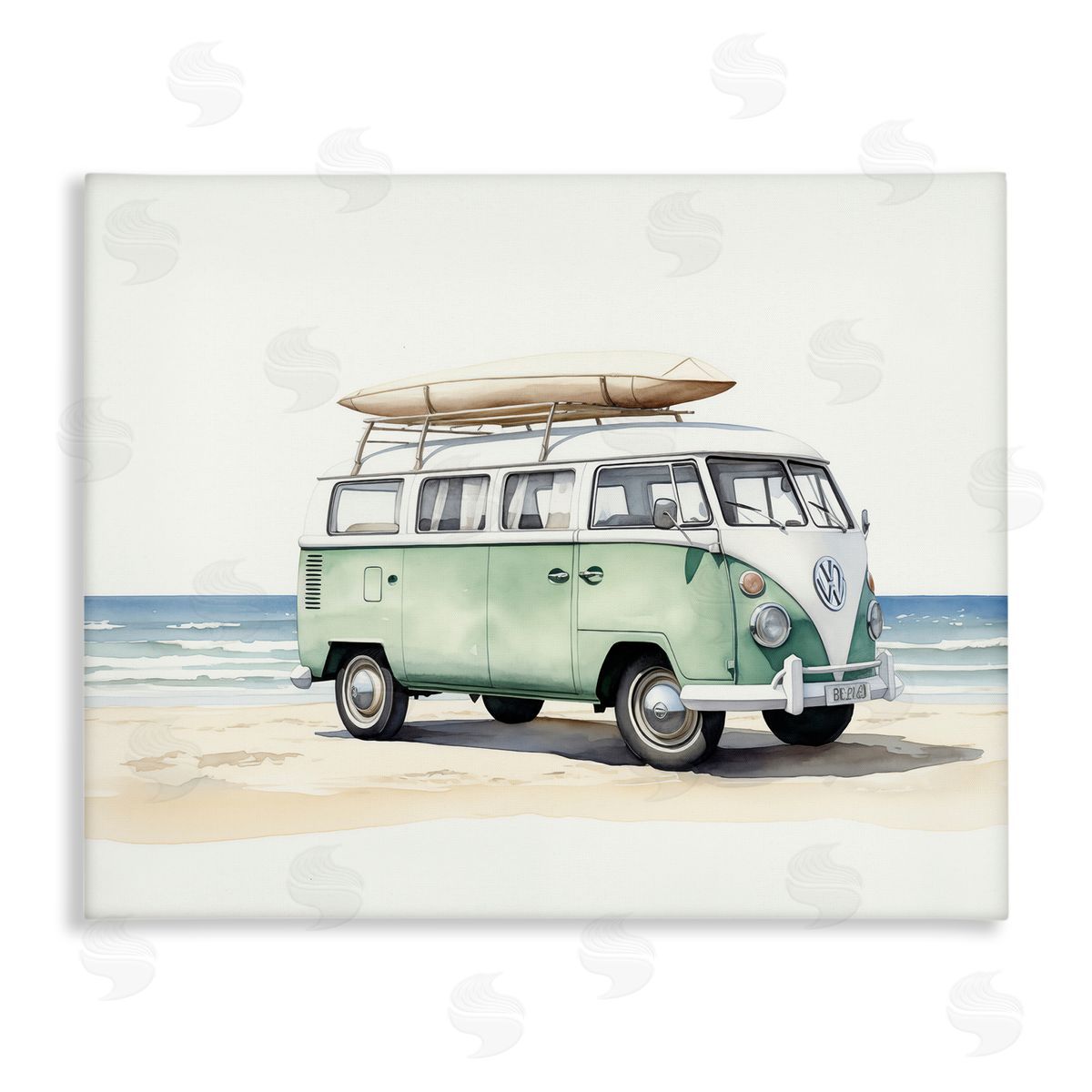 Tropical Summertime Ride Canvas Wall Art, Home Decor by Arlington Prints