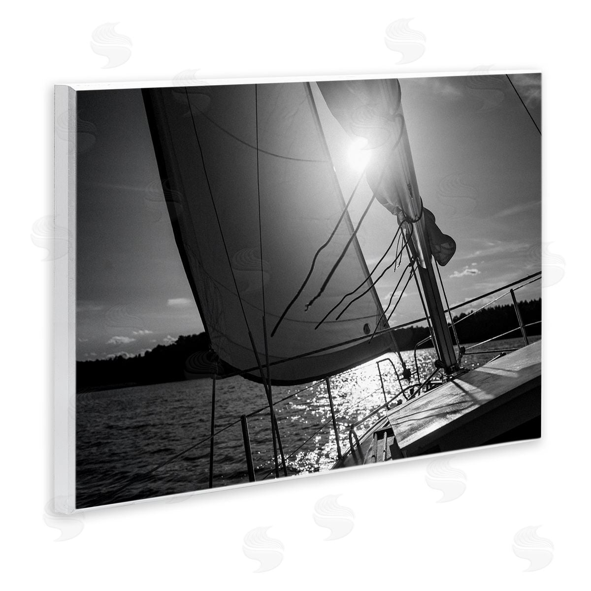 Sail Against The Sky Wood Plaque Wall Art, Home Decor by LSR Design Studio