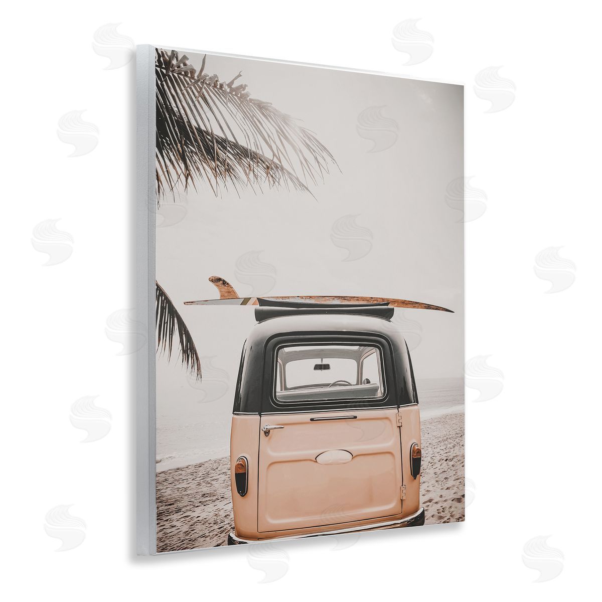 Endless Summer Beach Van Wood Plaque Wall Art, Home Decor by LSR Design Studio