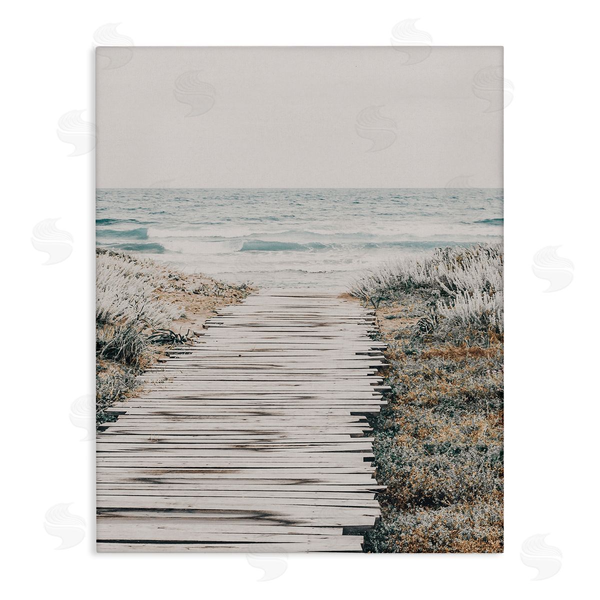 Rugged Beach Path Canvas Wall Art, Home Decor by LSR Design Studio