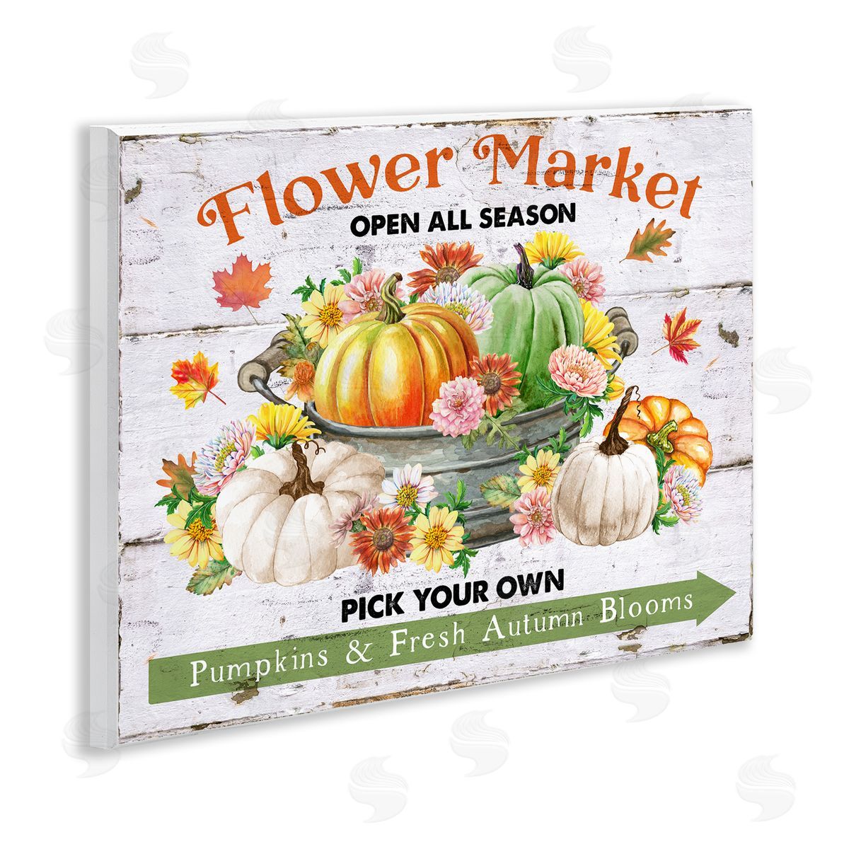 Pick Your Own Fall Market Wood Plaque Wall Art, Home Decor by Creatif Belle