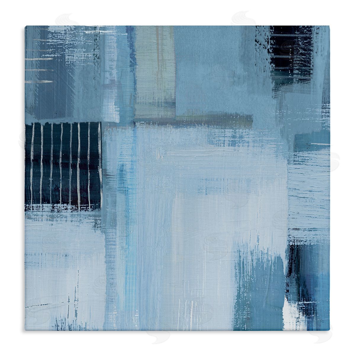 Crosshatched Woven Abstract Canvas Wall Art, Home Decor by Susan Jill