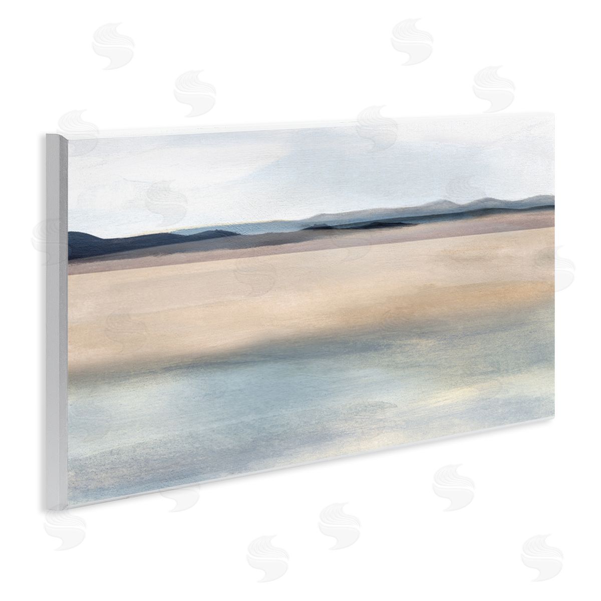 Fading Ombre Landscape Wood Plaque Wall Art, Home Decor by Charity Henderson