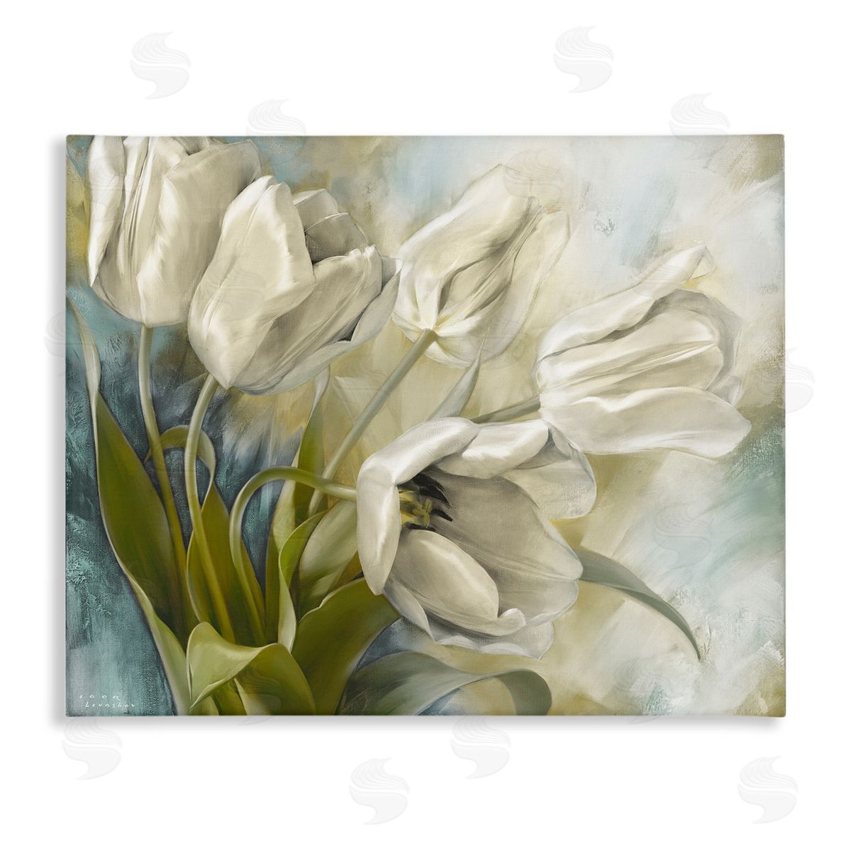 Wild Tulips Close Up Canvas Wall Art, Home Decor by Igor Levashov