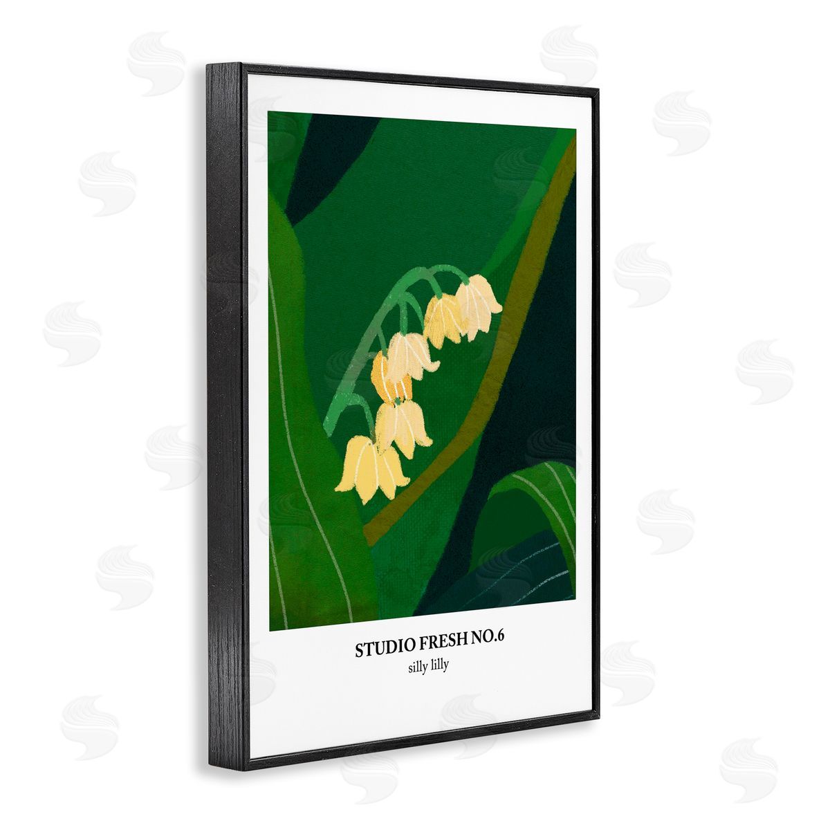 Silly Lily Studio Poster Black Frame Print Wall Art, Home Decor by Incado