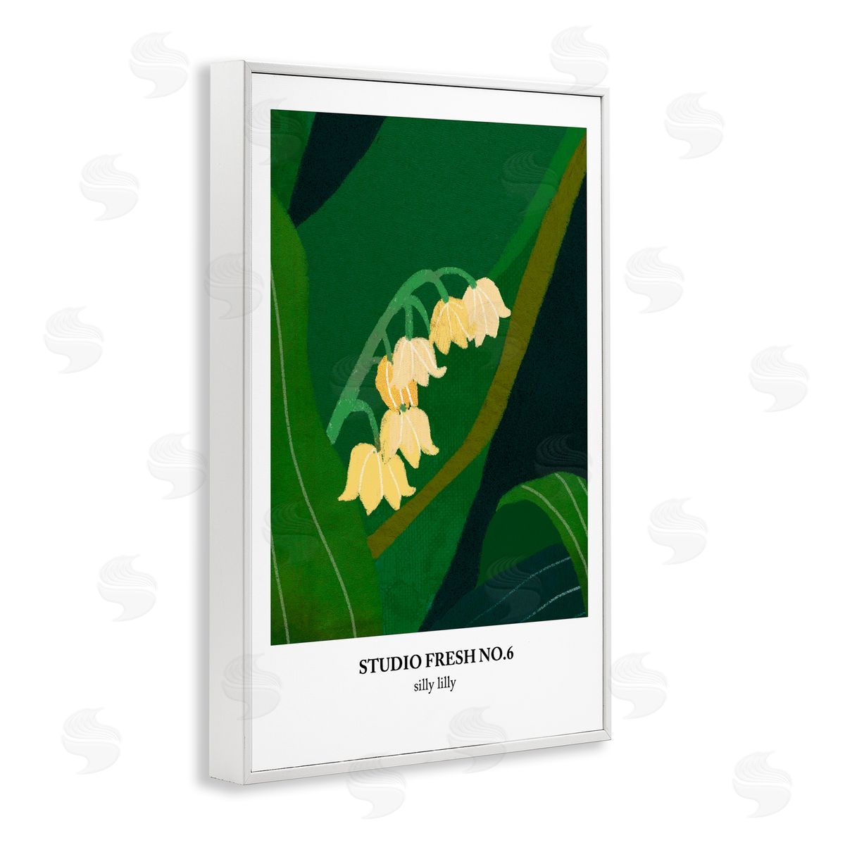 Silly Lily Studio Poster White Frame Print Wall Art, Home Decor by Incado