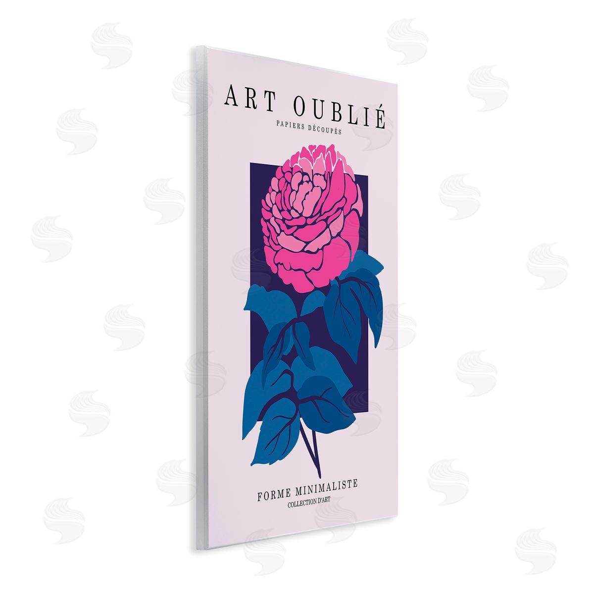 Peony Gallery Poster Wood Plaque Wall Art, Home Decor by Incado