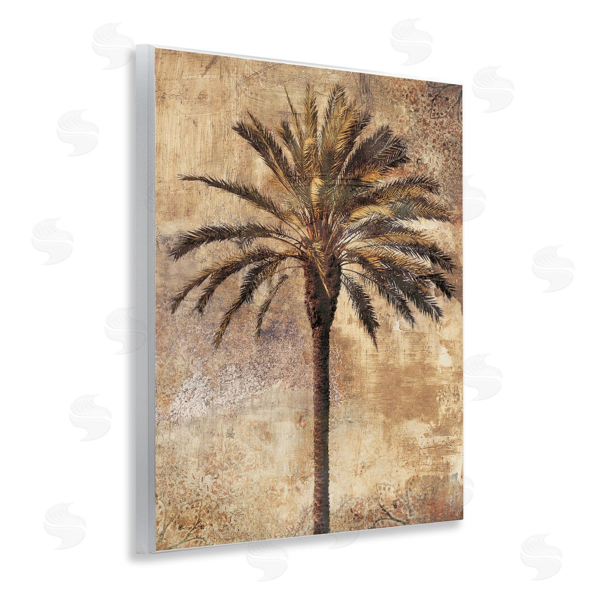 Distressed Palm Tree Wood Plaque Wall Art, Home Decor by Dan Sproul