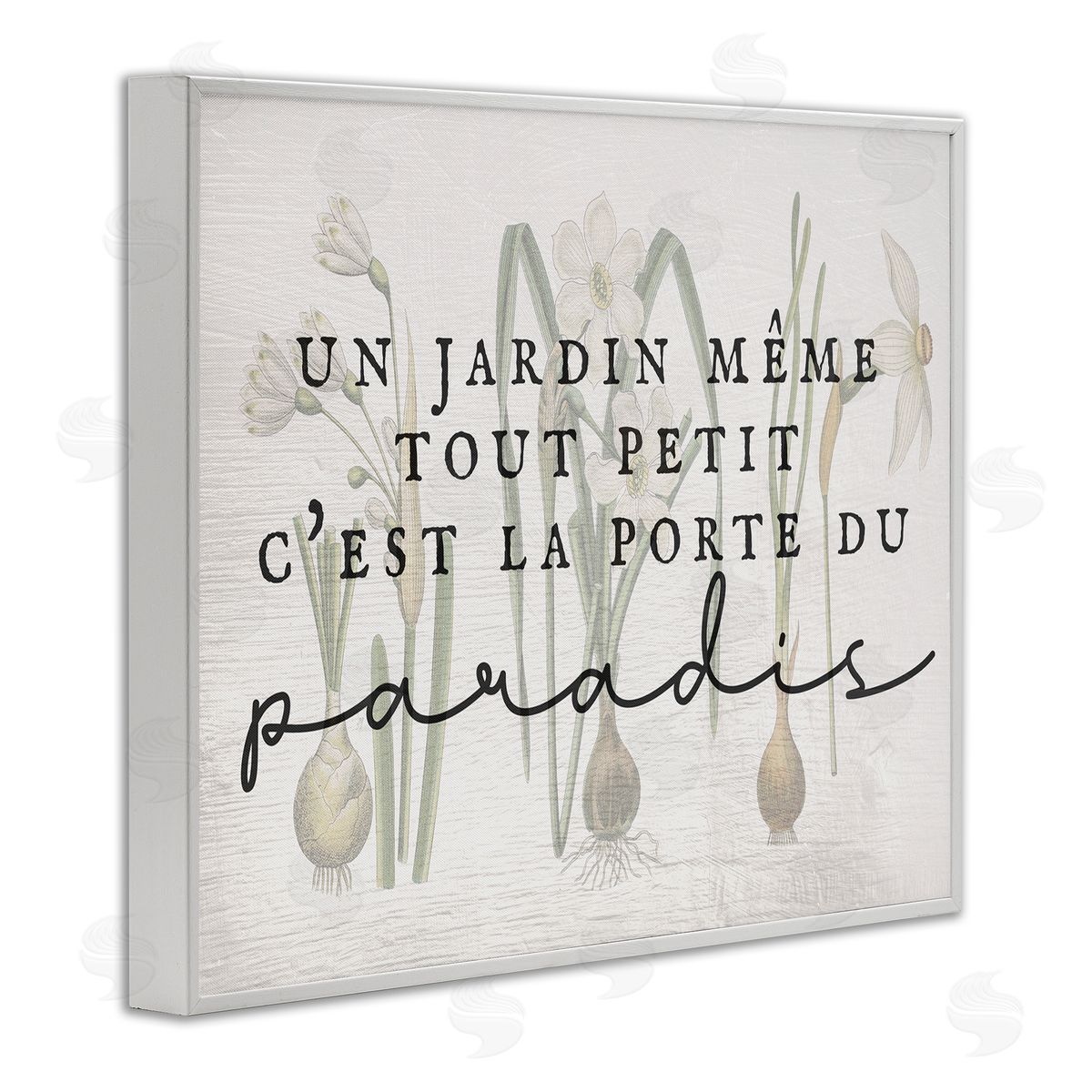 Garden Gateway to Heaven White Frame Print Wall Art, Home Decor by Stupell Studio