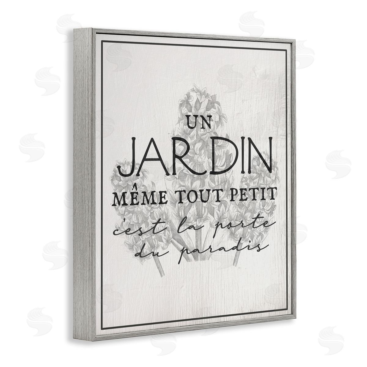 Vintage Inspiring Garden Grey Frame Print Wall Art, Home Decor by Stupell Studio
