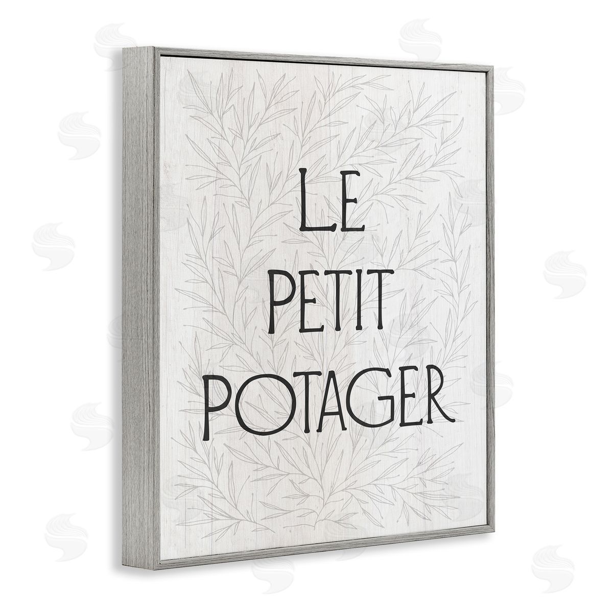 Little Vegetable Garden Grey Frame Print Wall Art, Home Decor by Stupell Studio