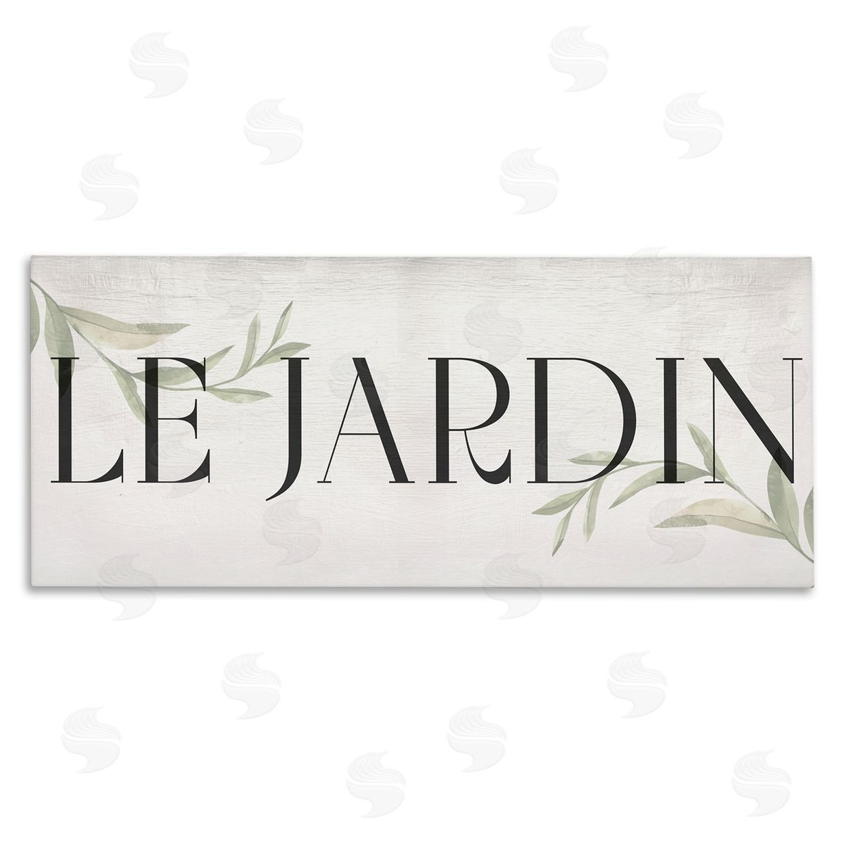French Garden Phrase Canvas Wall Art, Home Decor by Stupell Studio