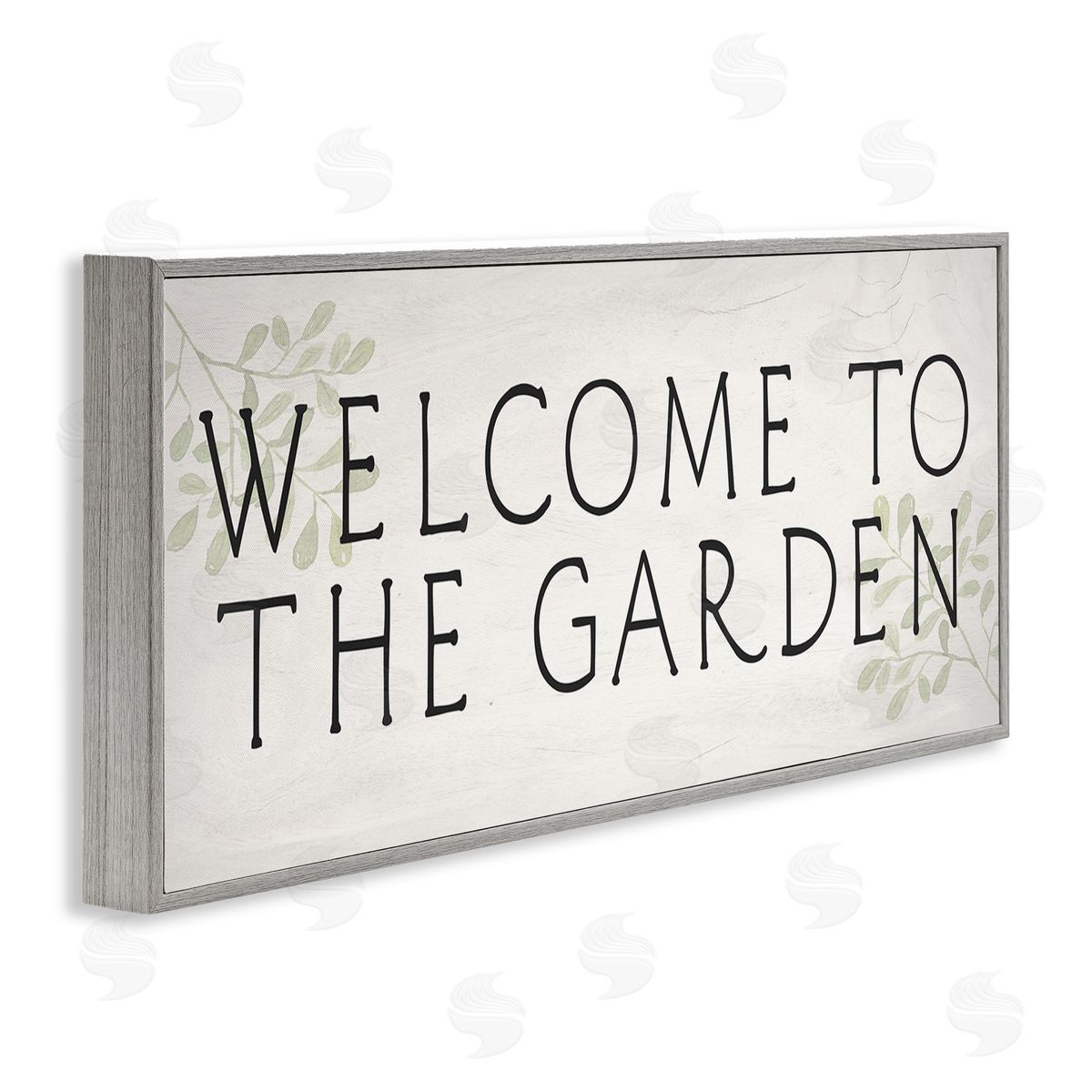 Vintage Welcome Gardener Grey Frame Print Wall Art, Home Decor by Stupell Studio