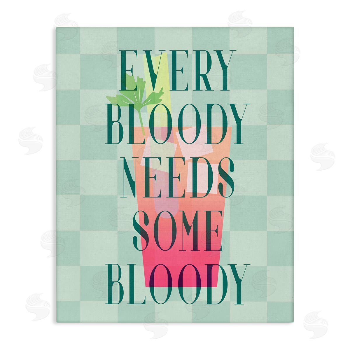 Bloody Mary Cocktail Canvas Wall Art, Home Decor by Stupell Studio