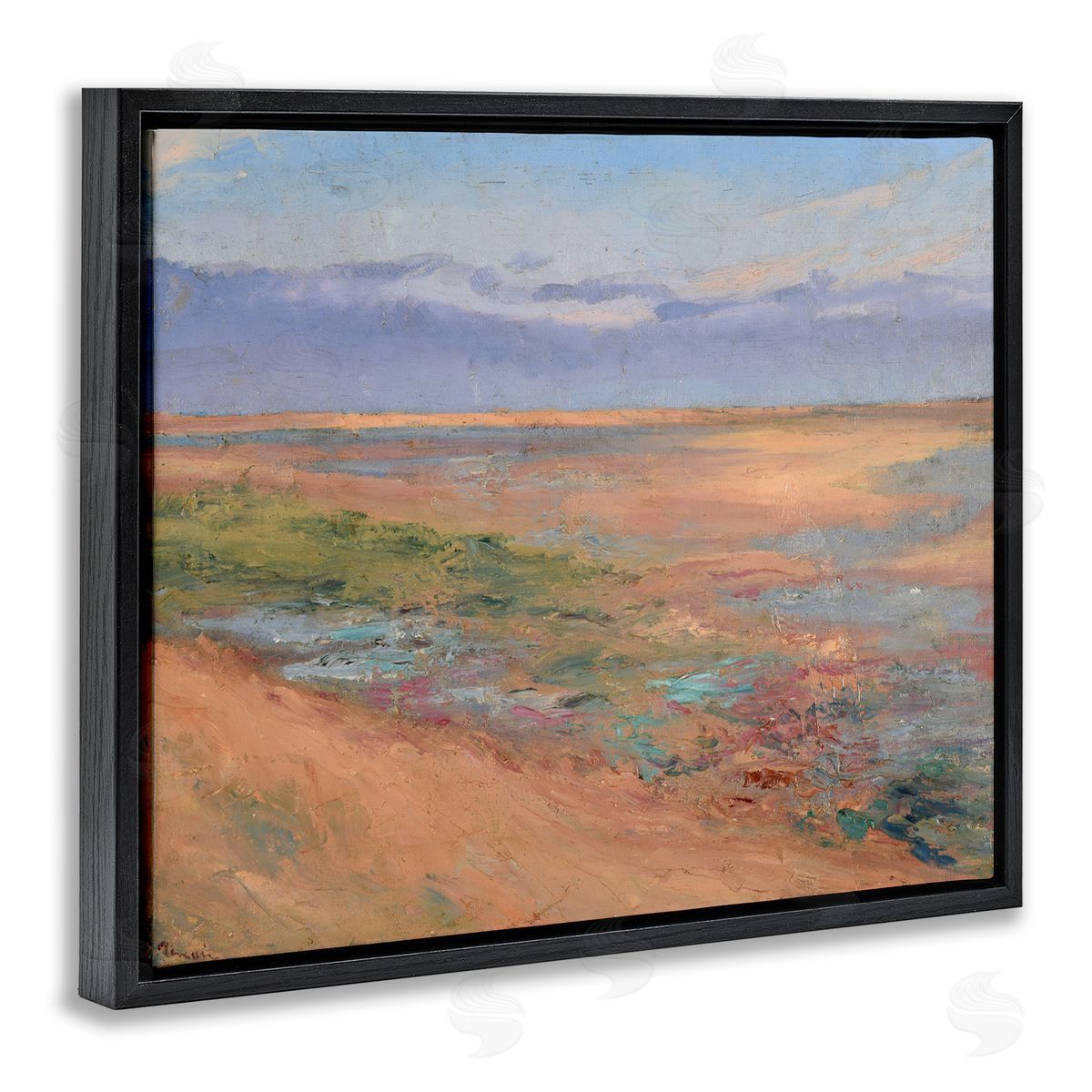 Renoir Classic Marine Black Floating Frame Canvas Wall Art, Home Decor by Stupell Studio