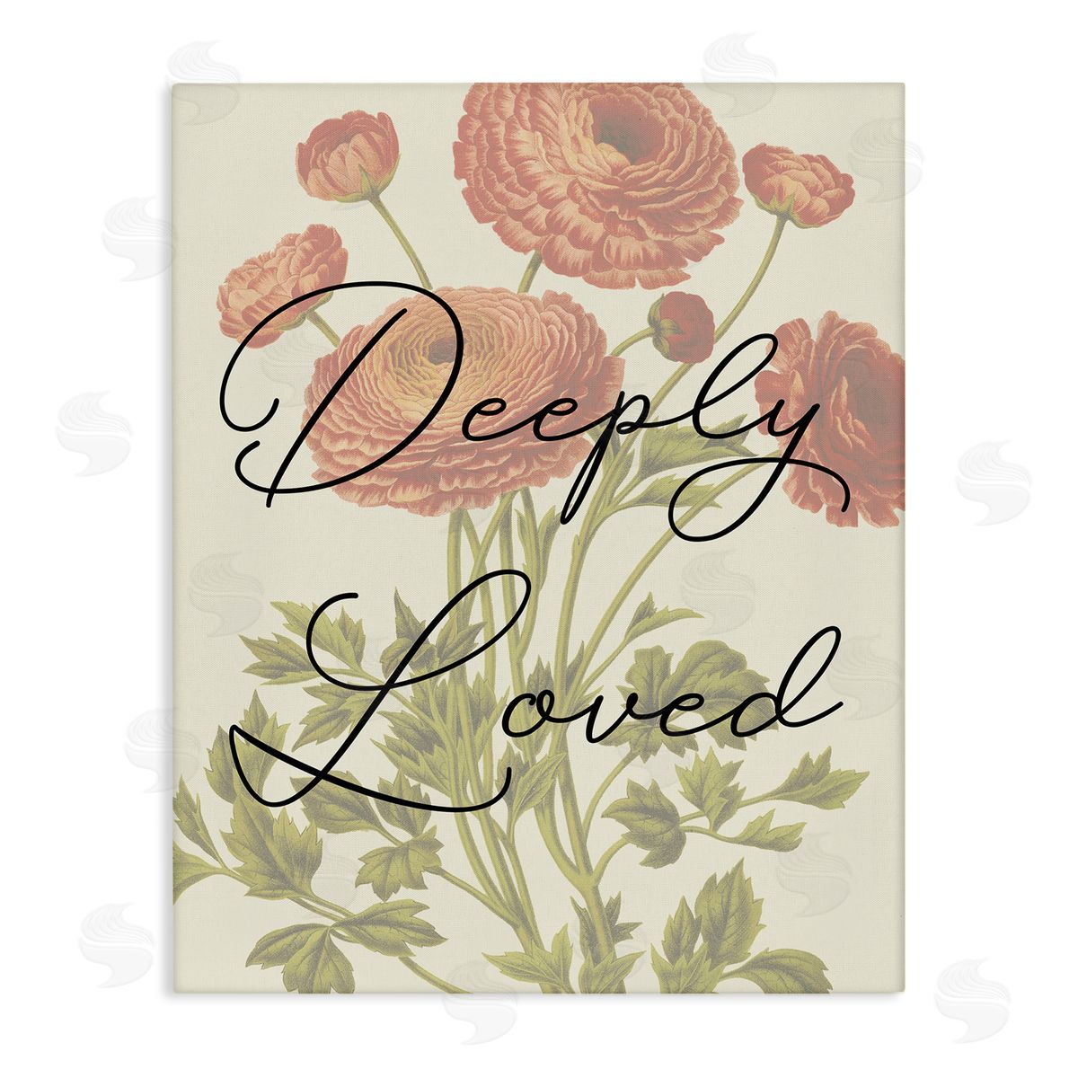Deeply Loved with Marigold Canvas Wall Art, Home Decor by Stupell Studio