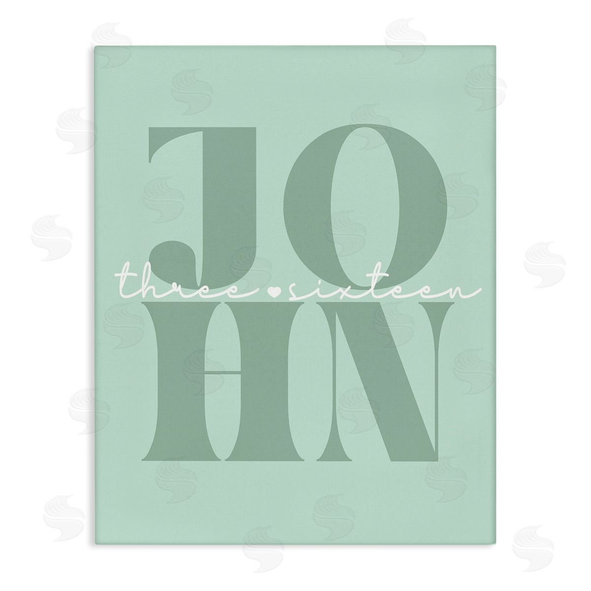 John Proverb on Green Canvas Wall Art, Home Decor by Stupell Studio