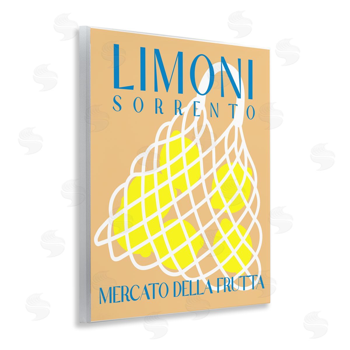 Modern Lemon Fruit Market Wood Plaque Wall Art, Home Decor by Stupell Studio