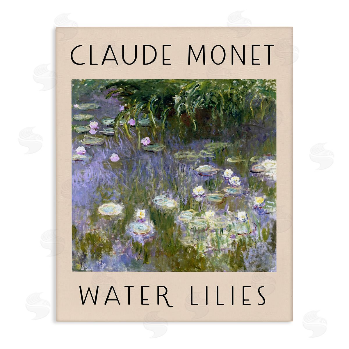 Classic Monet Water Lilies Canvas Wall Art, Home Decor by Stupell Studio