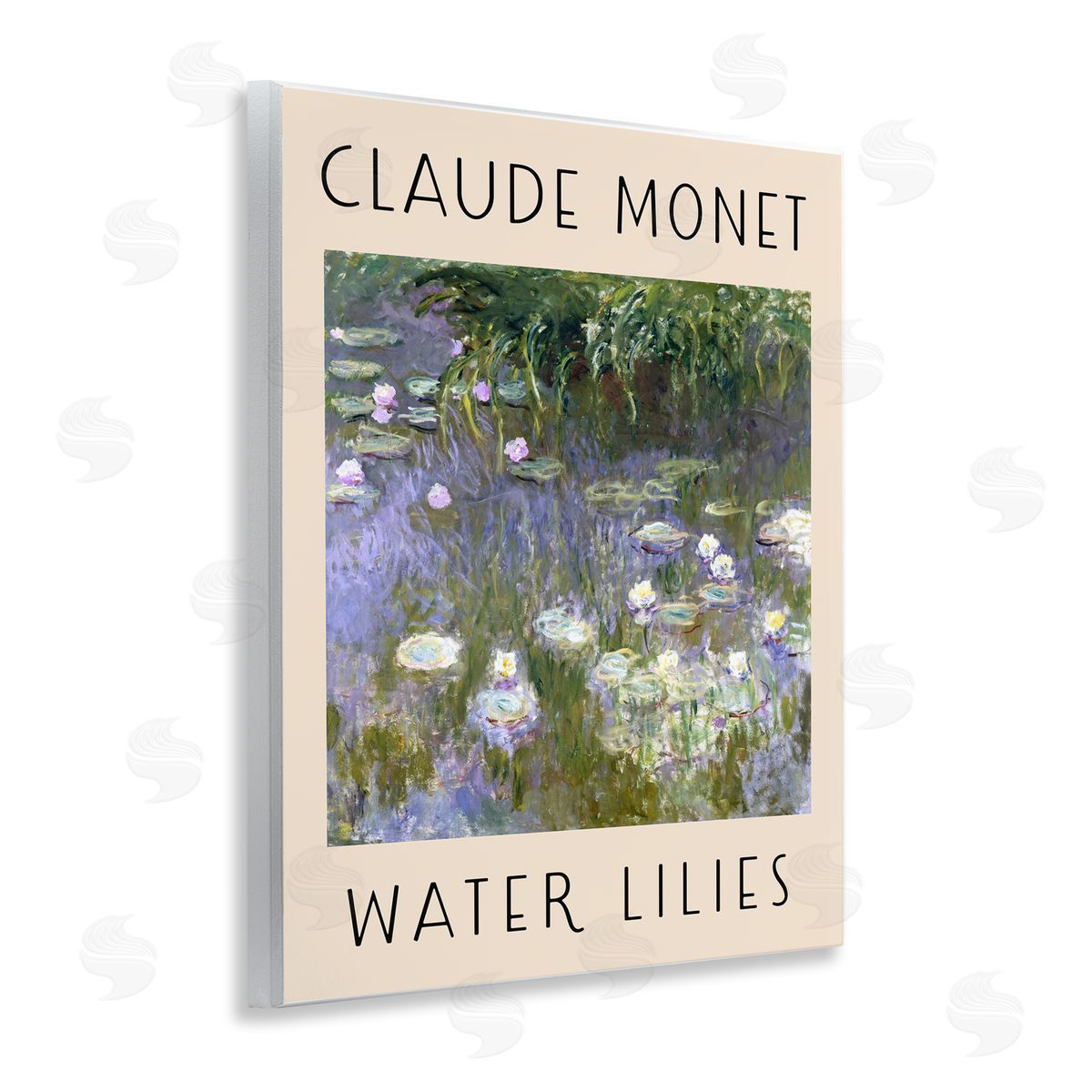Classic Monet Water Lilies Wood Plaque Wall Art, Home Decor by Stupell Studio
