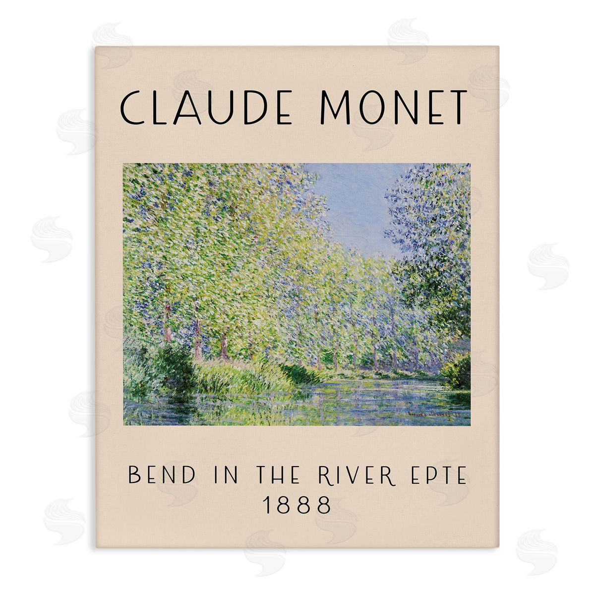 Classic River Bend Monet Canvas Wall Art, Home Decor by Stupell Studio