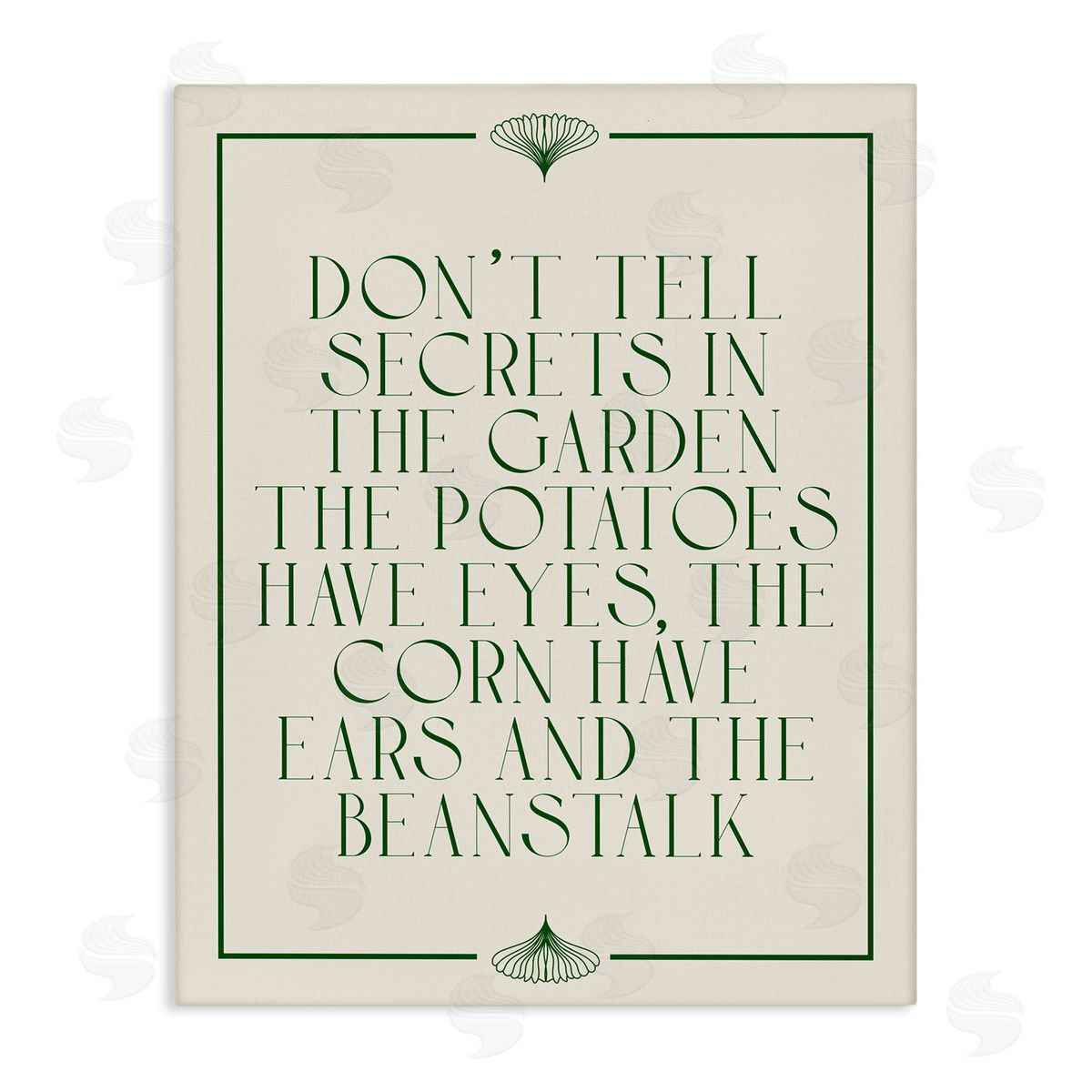 Funny Gardener Secrets Canvas Wall Art, Home Decor by Stupell Studio