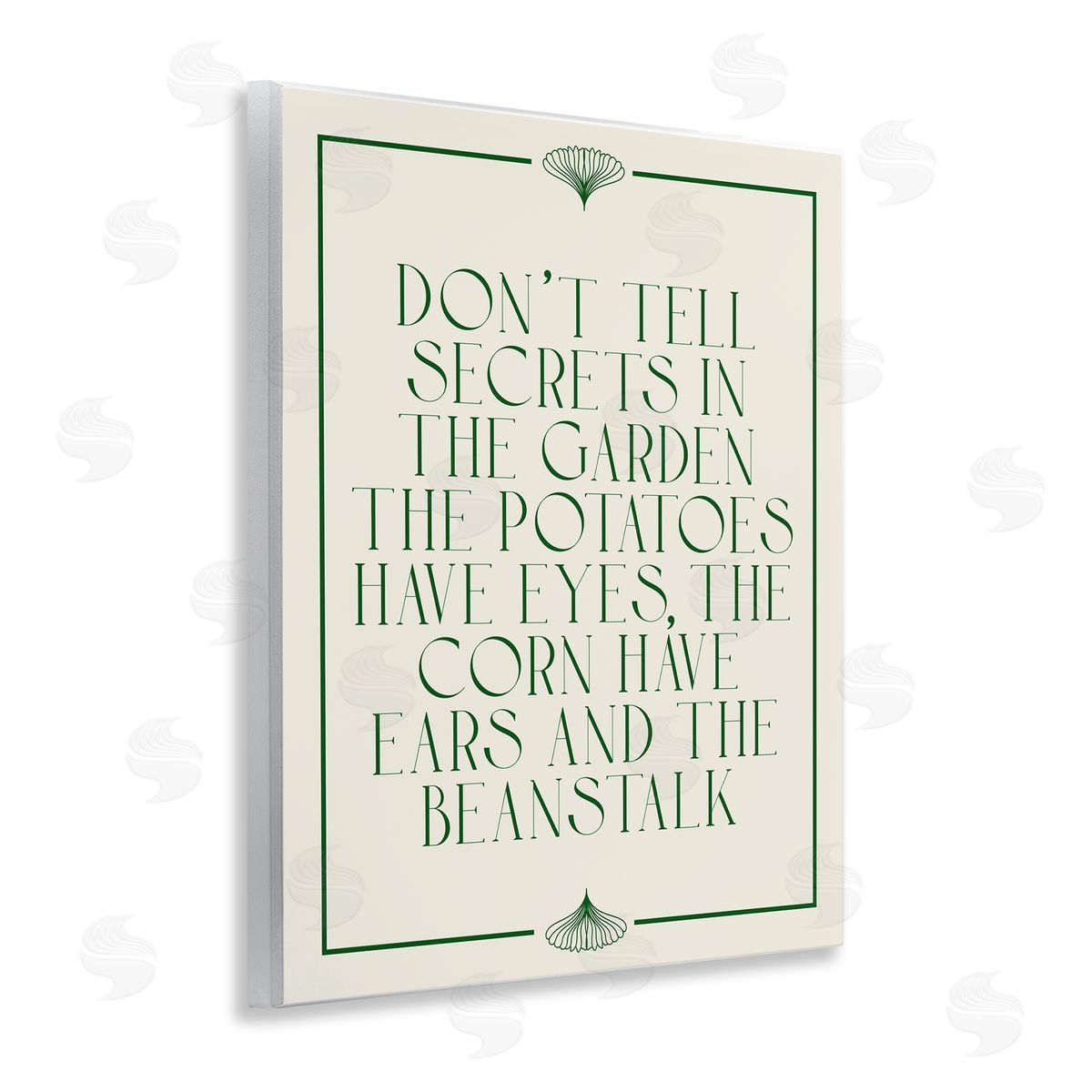 Funny Gardener Secrets Wood Plaque Wall Art, Home Decor by Stupell Studio