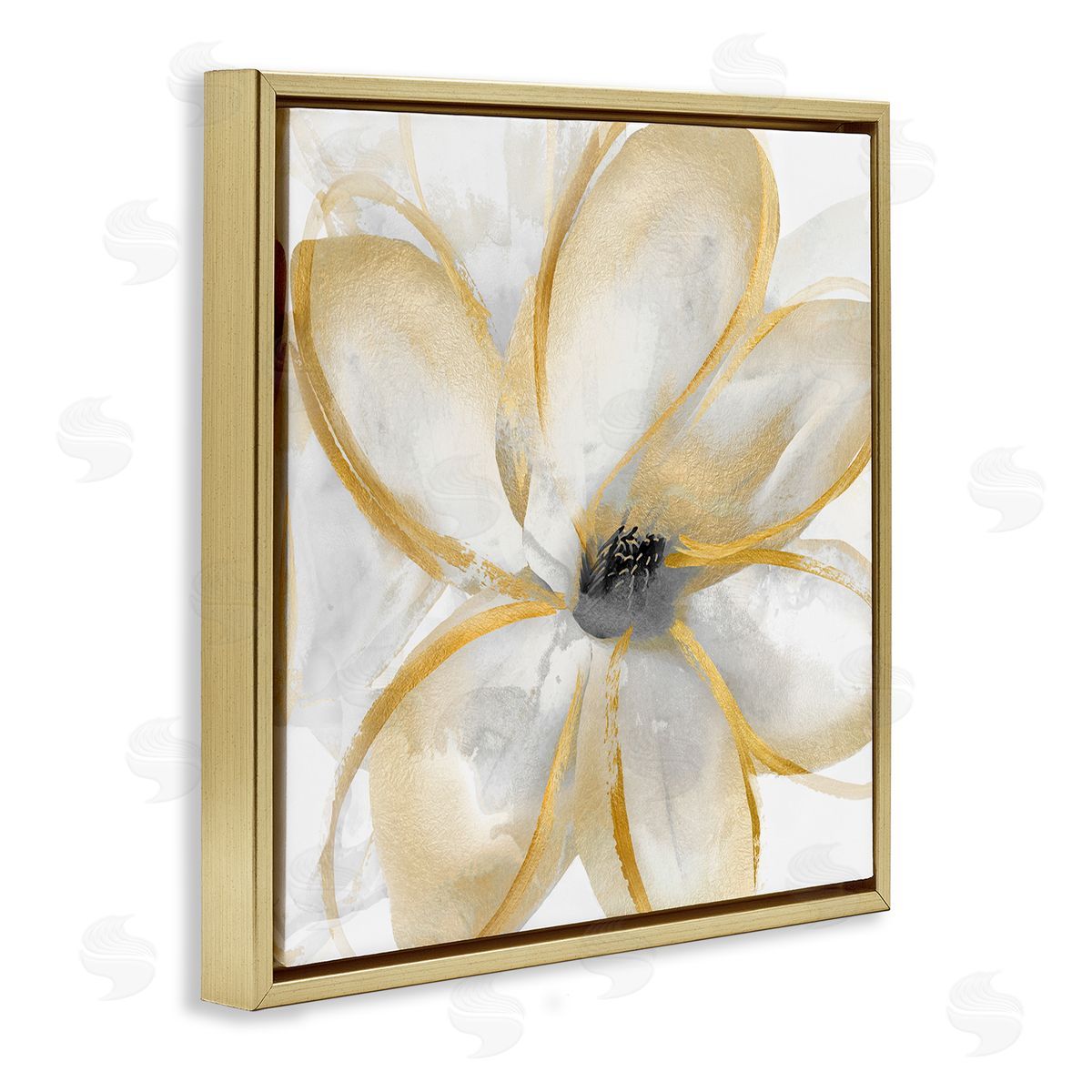 Sydney Pratt  Gold Floating Frame Canvas Wall Art Print