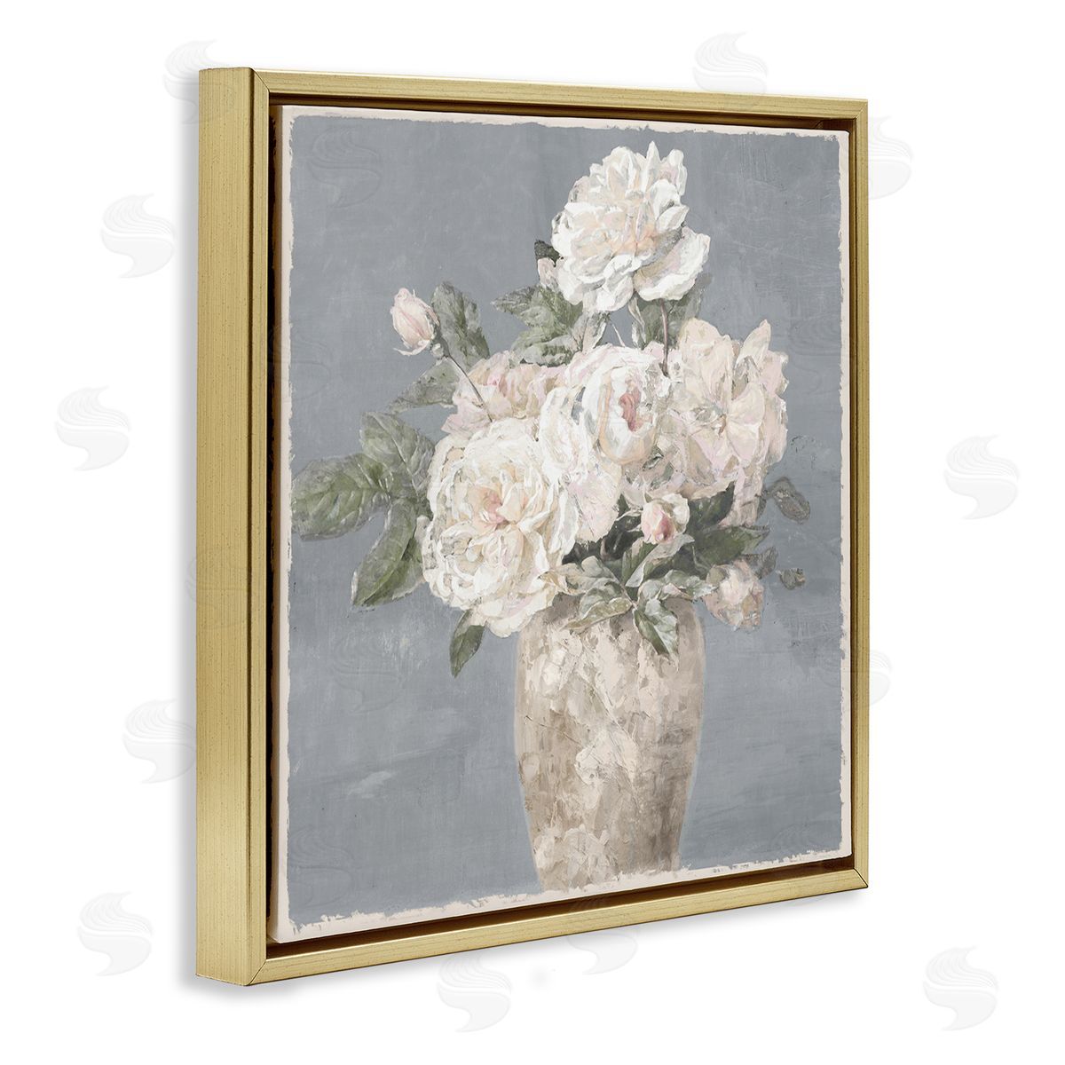 Orlando Brooks  Gold Floating Frame Canvas Wall Art Print