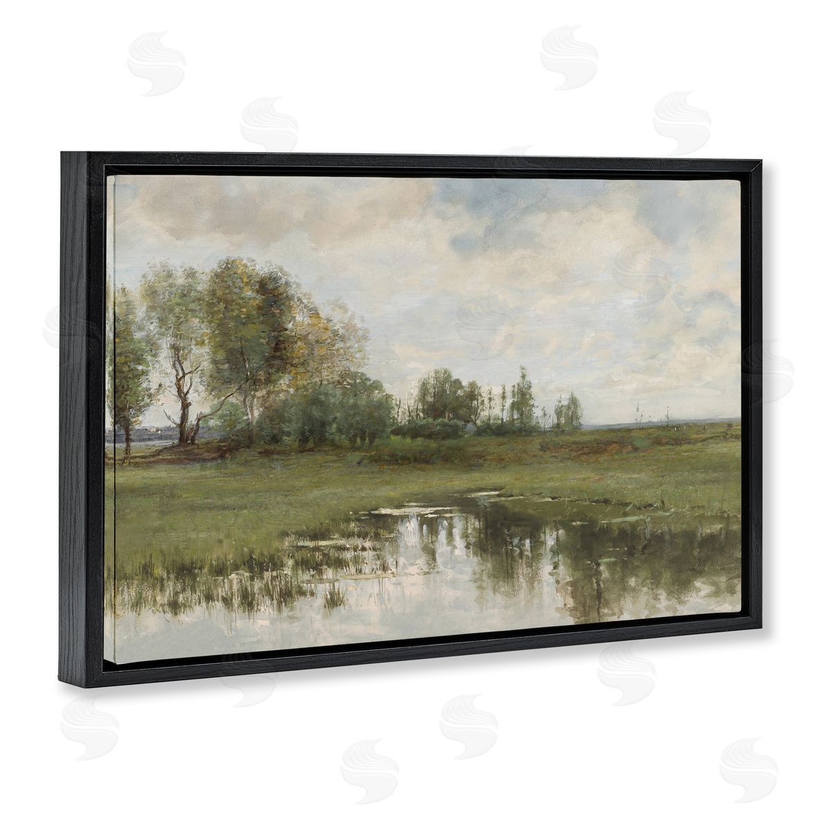 Jesse Carter  Black Floating Frame Canvas Wall Art Print