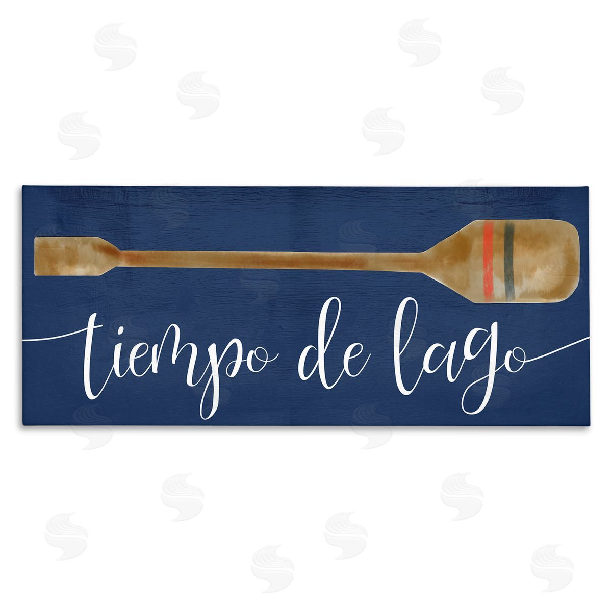 Stupell Studio Tiempo De Lago Náutica Canvas Wall Art Print