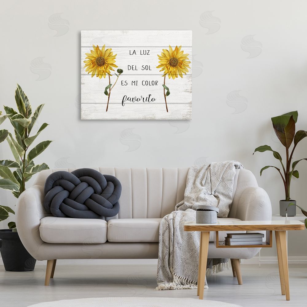 Stupell Studio La Luz Del Sol Canvas Wall Art Print in Room