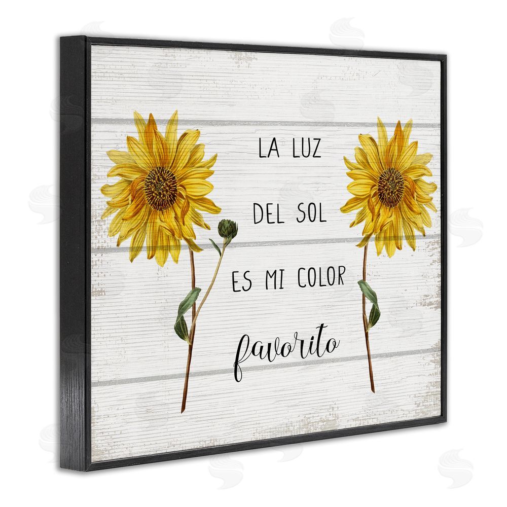 Stupell Studio La Luz Del Sol Black Framed Giclee Wall Art Print