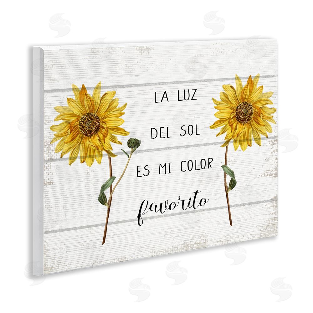 Stupell Studio La Luz Del Sol Wooden Wall Plaque Art Print