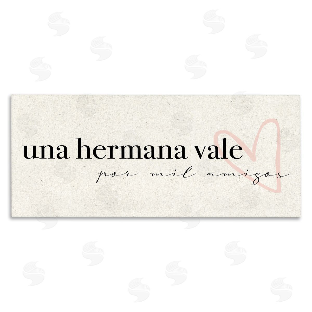 Stupell Studio Una Hermana Vale Canvas Wall Art Print