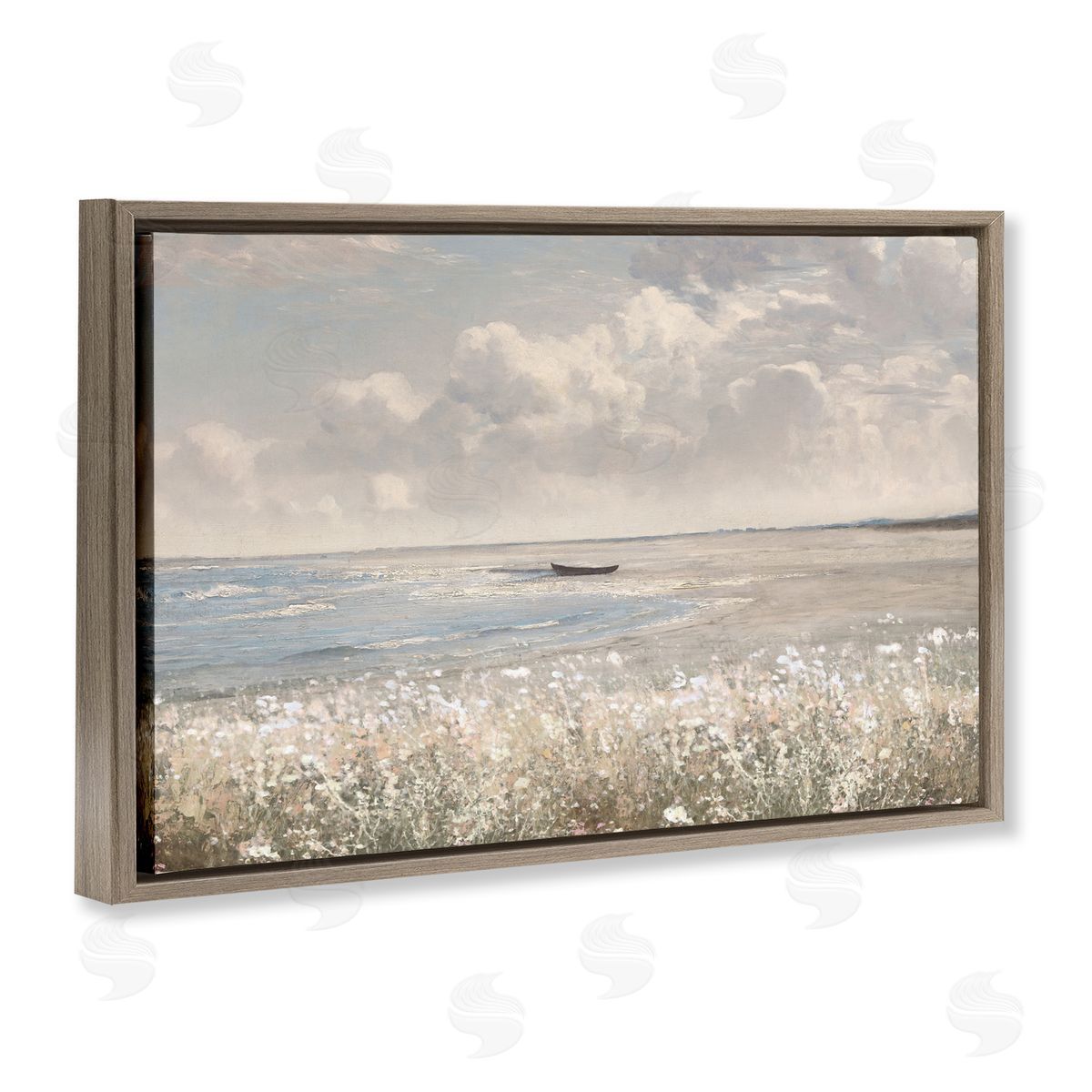 Jesse Carter  Brown Floating Frame Canvas Wall Art Print