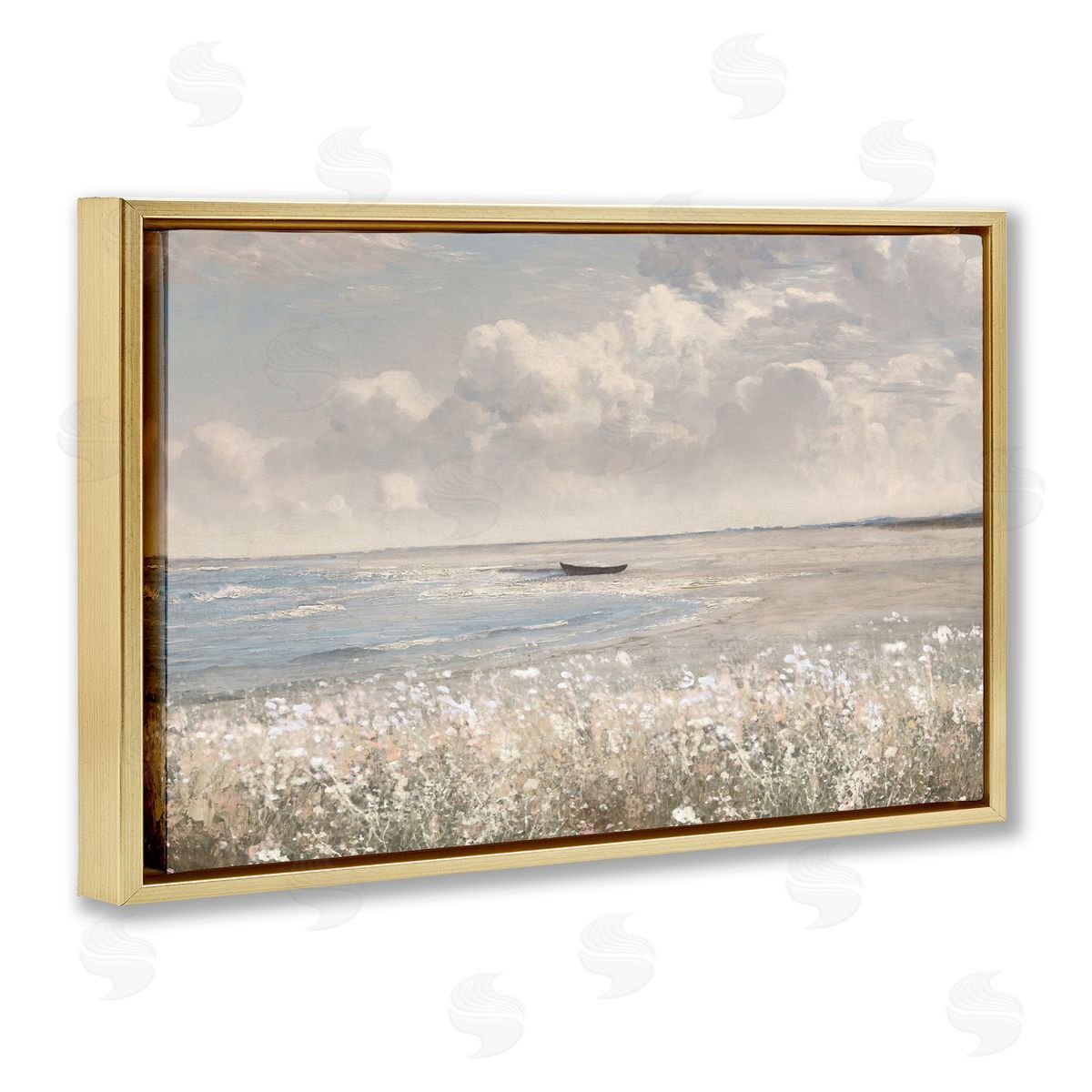 Jesse Carter  Gold Floating Frame Canvas Wall Art Print