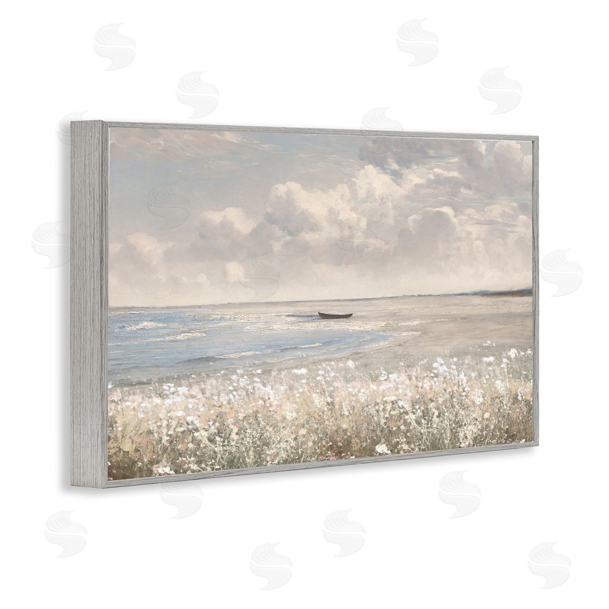 Jesse Carter  Gray Framed Giclee Wall Art Print