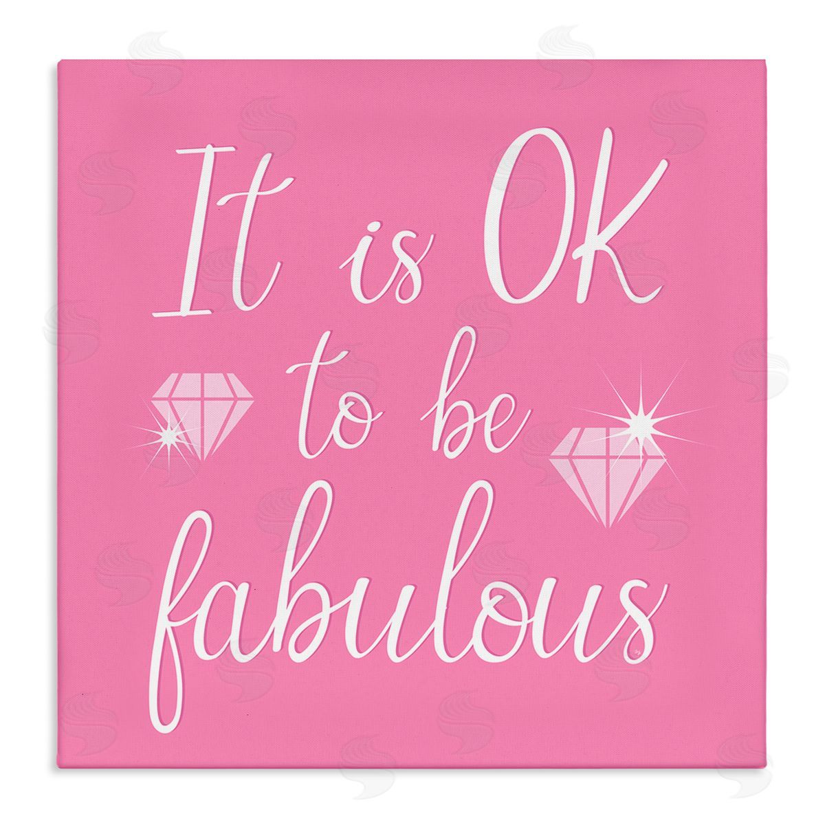 Martina Pavlova Ok to be Fabulous Canvas Wall Art Print