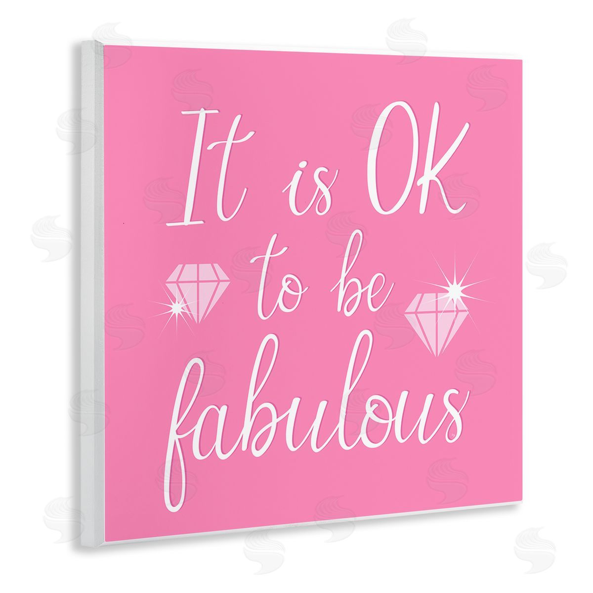 Martina Pavlova Ok to be Fabulous Wooden Wall Plaque Art Print