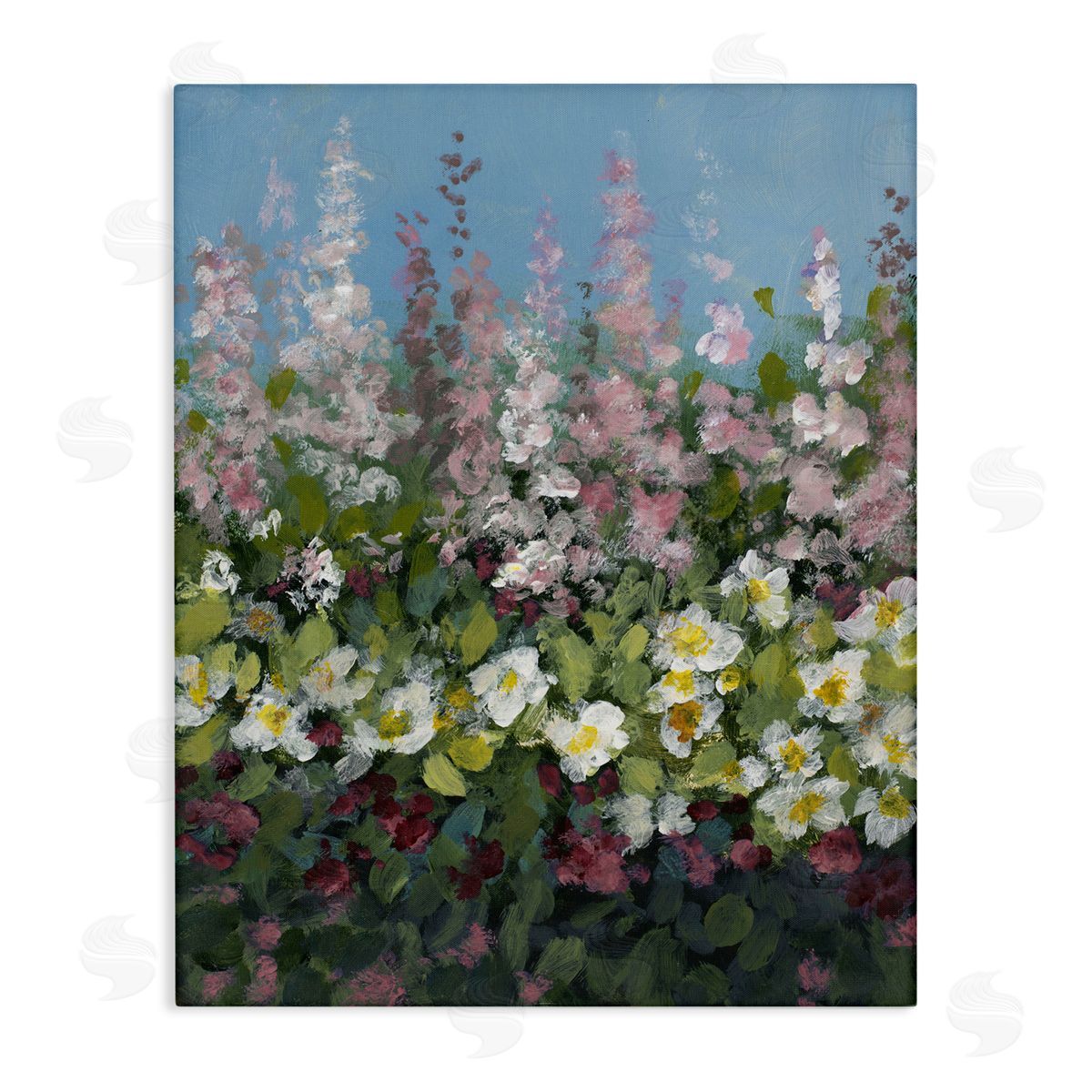 Lanie Loreth Garden Glory Purple Flowers Canvas Wall Art Print