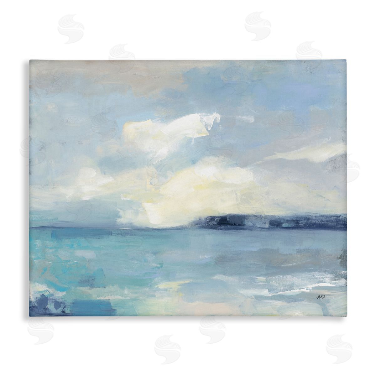 Sunny Peninsula Seascape Canvas Wall Art, Home Decor by Julia Purinton
