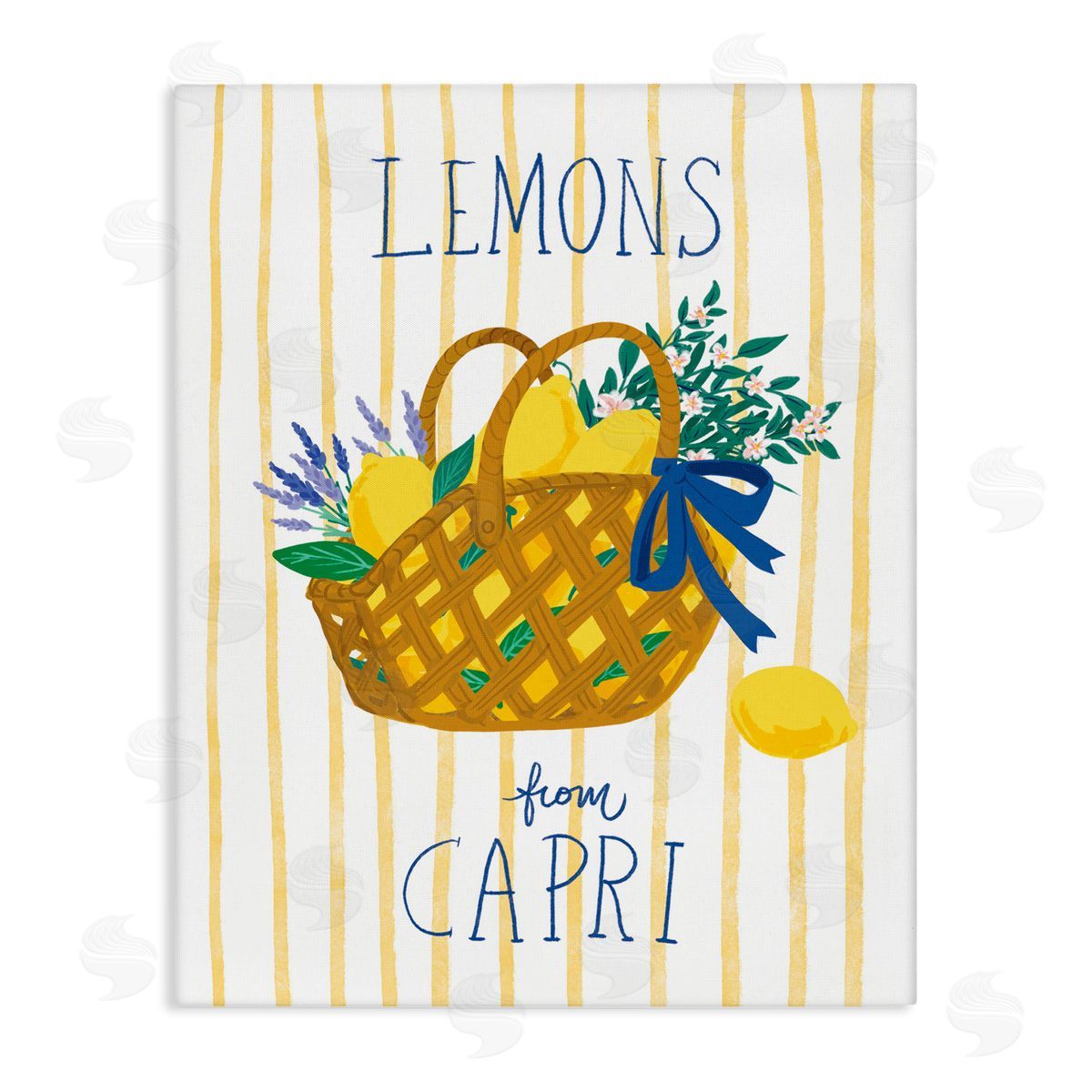 stupell industries Be Ni La | Lemon Basket from Capri