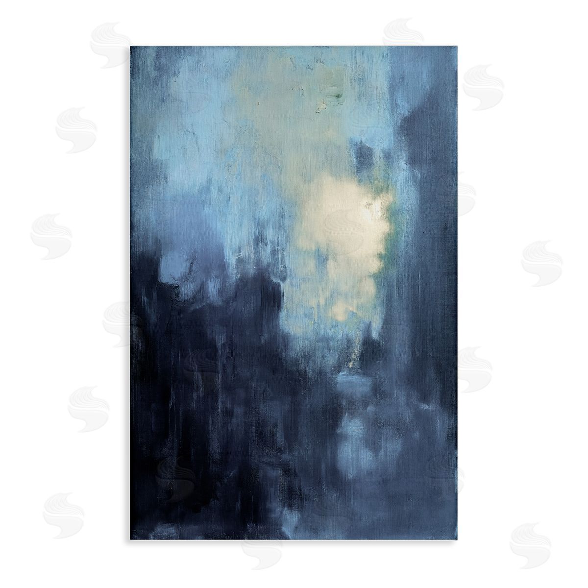 Modern Masculine Abstract Canvas Wall Art, Home Decor by Gina Kelly