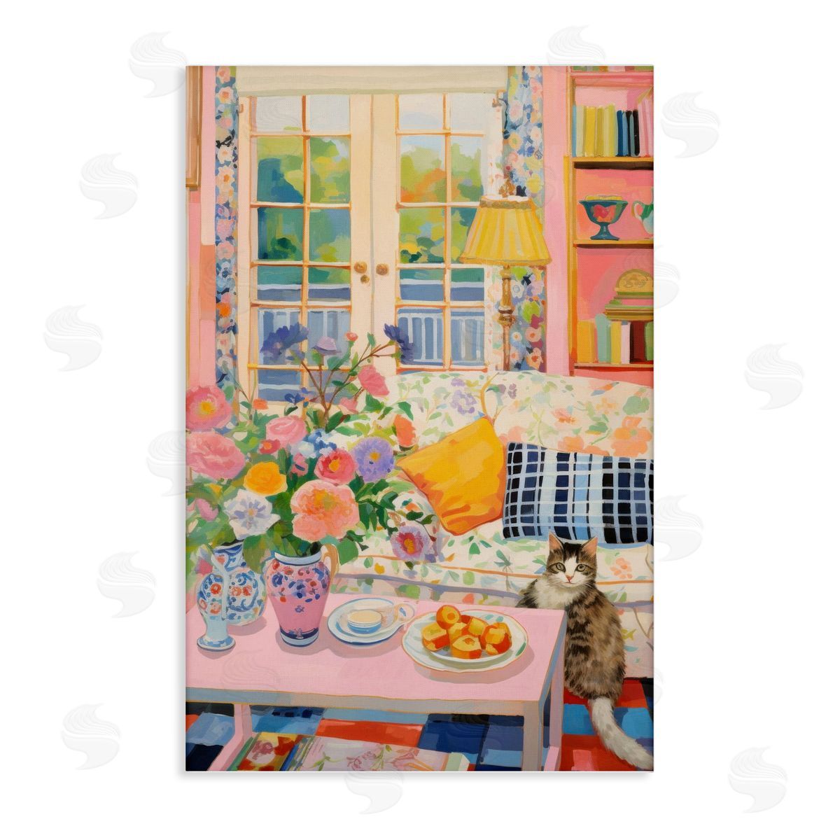 Invited Guest Interior Canvas Wall Art, Home Decor by LSR Design Studio